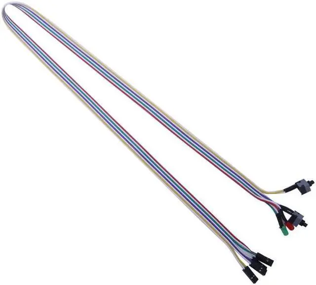 Main image of PC Motherboard Atx Power Supply On/Off Push Button Reset  Cables for Desktop PC Computer for Case