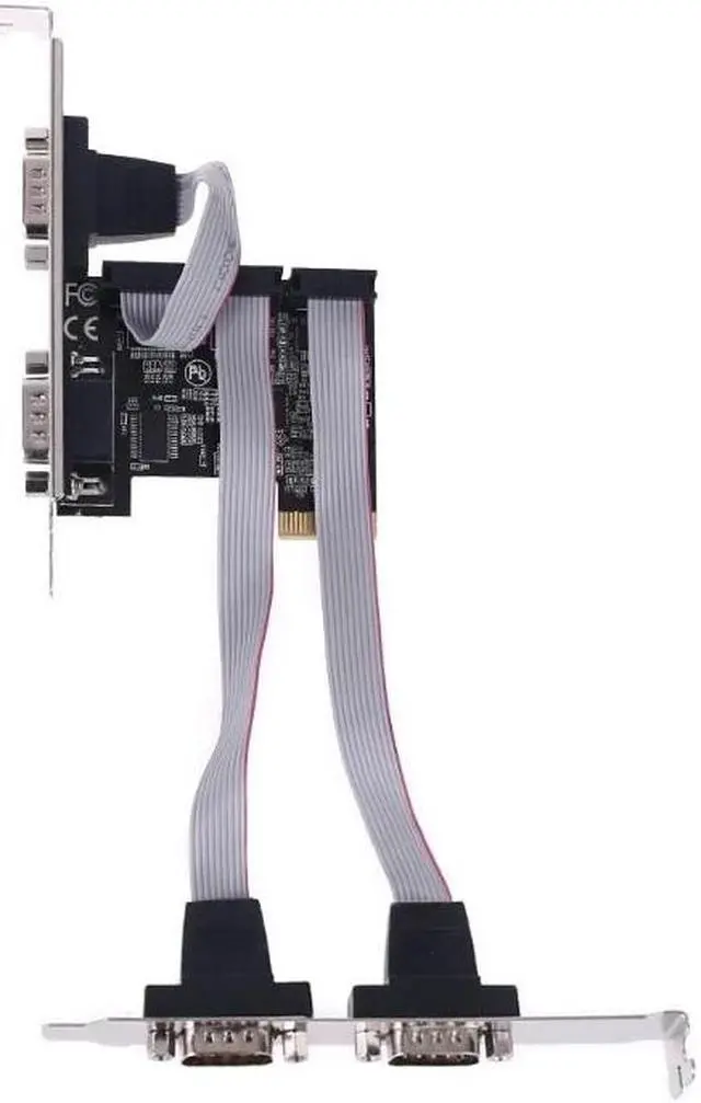 Main image of 99100 Chipset PCIe 4 Ports Serial Add on Card Multi RS232 DB9 COM Expansion Riser Adapter Converter TXB077