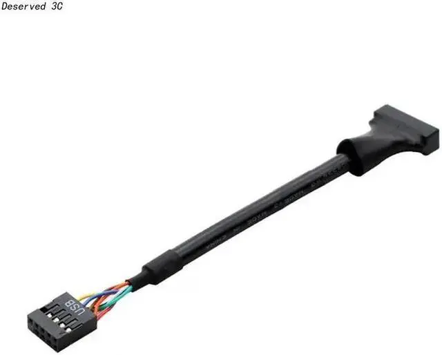 Main image of Motherboard Header Adapter Usb2.0 9Pin To Motherboard Usb3.0 20Pin Usb2.0 To 3.0 Adapter Extension Cable 10CM(9F20M)