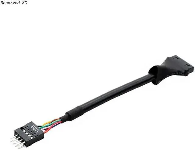 Main image of Motherboard Header Adapter Usb2.0 9Pin To Motherboard Usb3.0 20Pin Usb2.0 To 3.0 Adapter Extension Cable 10CM(9M20F)