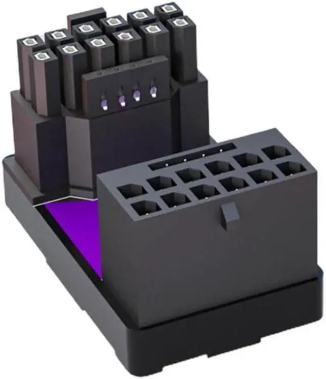 Main image of ATX3.0 12VHPWR 600W 16P to 16P 180 degree Adapter Male Female Converter