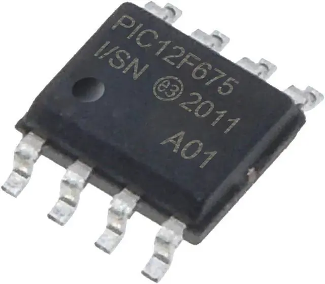 Main image of 10PCS PIC12F675-I/SN  integrated circuit microprocessor microcontroller SOIC8 SOP-8