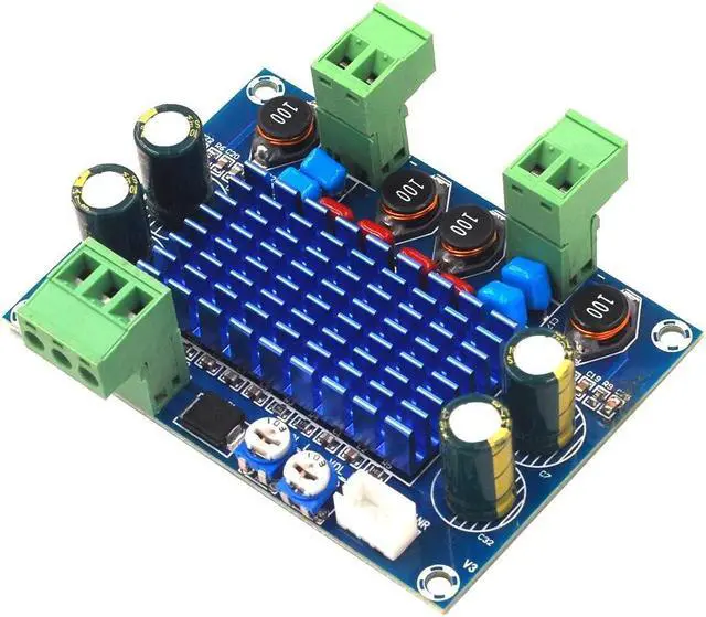 Main image of XH-M572 HIFI Power Digital Amplifier DC 5-28V Output TPA3116D2 Digital Power Amplifier Module Chassis Dedicated Plug-in