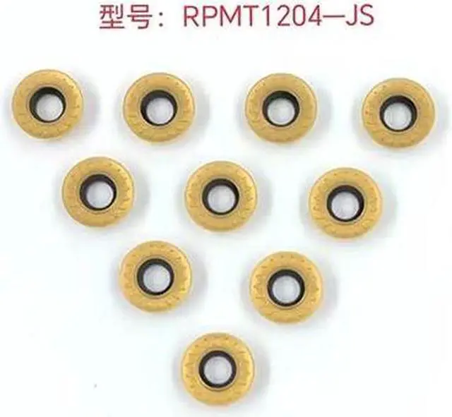 Main image of 10PCS milling inserts carbide Tungsten insert for CNC milling cutters Machine (rpmt1204-JS