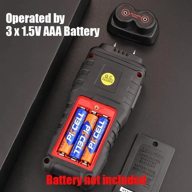 Alt view image 5 of 6 - First picture~ 0-99.9% Digital Wood Moisture Meter Wood Humidity Tester Hygrometer Timber Damp paper Concreate Cement Detector Tester()