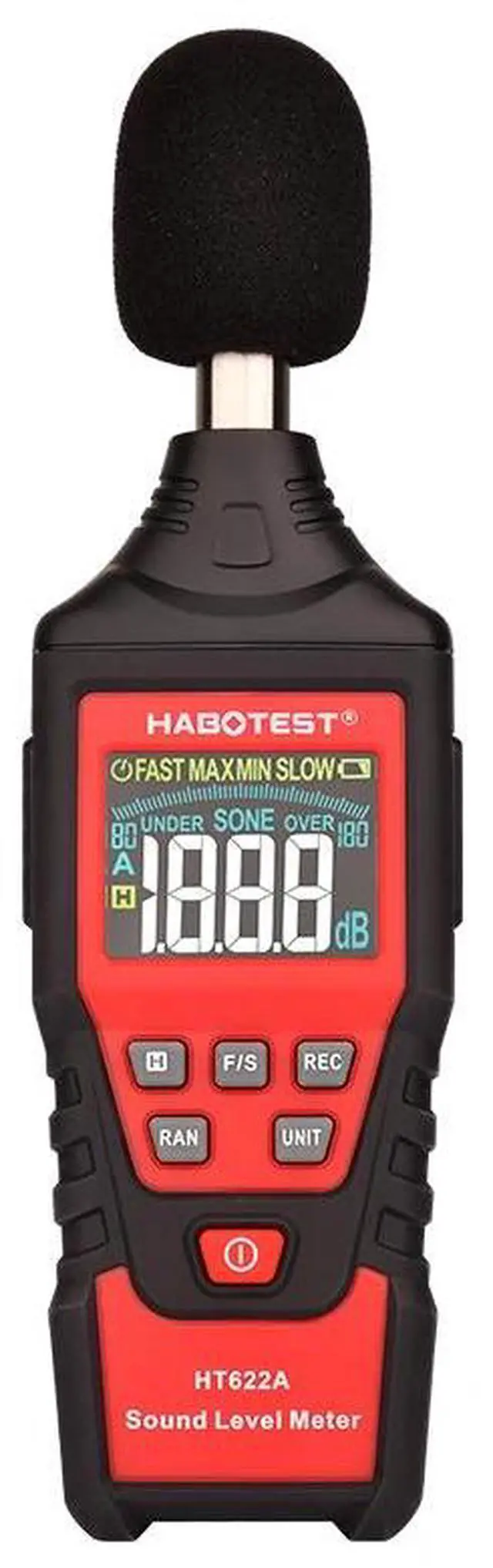Alt view image 2 of 6 - First picture~ HT622 Digital Sound Level Noise Meter Logger 30~130db Digital dB Meter Noise Measuring Instrument with CE()