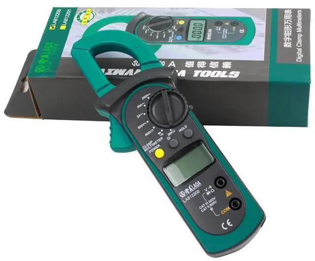 Alt view image 3 of 7 - First picture~ Electrical Tester Digital Clamp Multimeter  AC/DC Ammeter Voltmeter potable Multimetro 2years guarantee(Brown LA812201
)