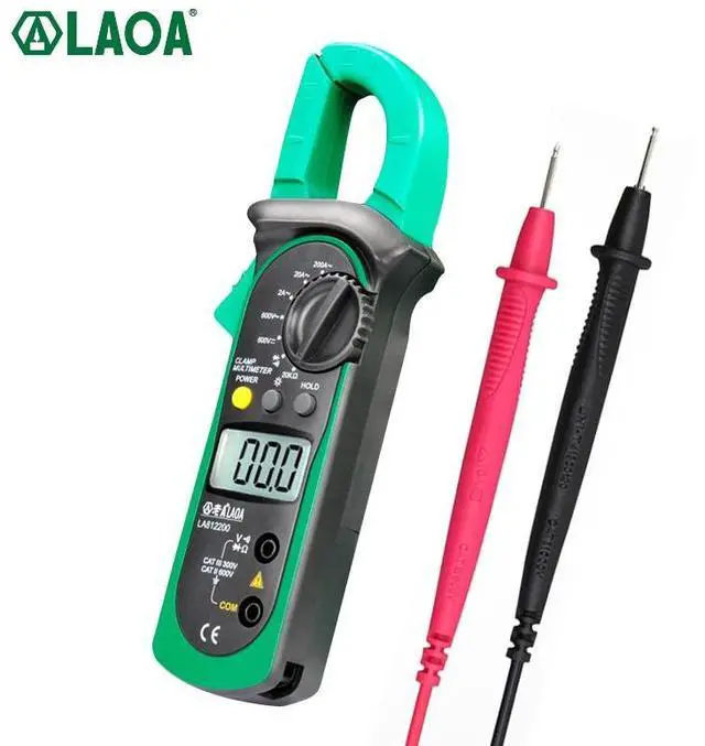 Alt view image 2 of 7 - First picture~ Electrical Tester Digital Clamp Multimeter  AC/DC Ammeter Voltmeter potable Multimetro 2years guarantee(Brown LA812201
)