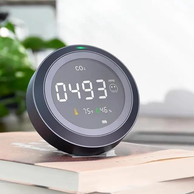 Alt view image 5 of 6 - First picture~CO2 Detector Meter Air Analyzer Gas Detector Carbon Dioxide Sensor Co2 Monitor 5000ppm Temperature Humidity()