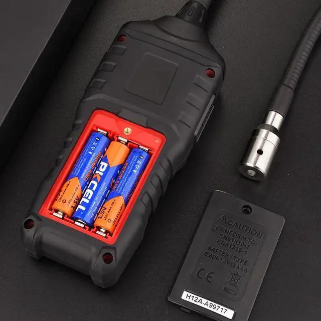 Alt view image 6 of 7 - First picture~ Gas Analyzer Gas Leak Detector ppM Meter Combustible Flammable Natural Tester 9999 ppM 20% LEL(Black HT601 P rofessional
)