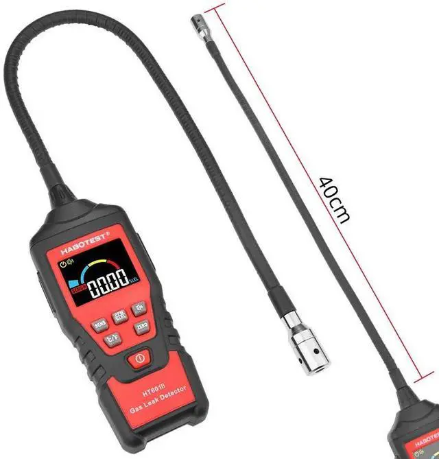 Alt view image 4 of 7 - First picture~ Gas Analyzer Gas Leak Detector ppM Meter Combustible Flammable Natural Tester 9999 ppM 20% LEL(Black HT601 P rofessional
)