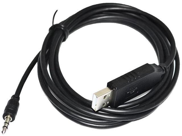 Alt view image 2 of 6 - FTDI FT232RL CHIP USB RS232 TO TRS 3.5MM STEREO AUDIO JACK AJ PLUG SERIAL PROGRAMMING CABLE USB-RS232-AJ SERIAL CONVERTER KABLE (T-TXD R-GND S-RXD)
0.9M Length(3.6M Length)