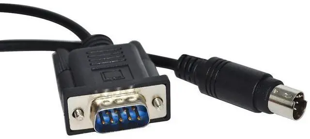 Alt view image 5 of 6 - RS232 DB9 D-SUB9PIN MALE TO MINI DIN 8P ROCKWELL ALLEN BRADLEY AB MICROLOGIX 1400 PLC PROGRAMMING 1761-CBL-PM02 CABLE 3M Length
