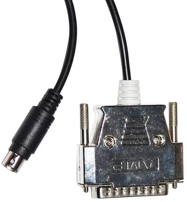 Alt view image 5 of 5 - DB25 25PIN MALE TO MINI DIN 8PIN MD8 ADAPTER FX-20P-CAB CABLE FOR MITSUBISHI FX-20P-E TO FX2/FX2C SERIES PLC COMMUNICATION KABLE 5M Length