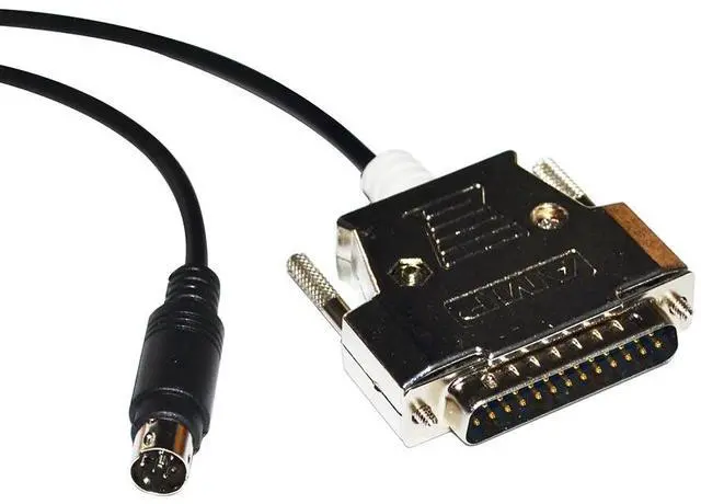Alt view image 4 of 5 - DB25 25PIN MALE TO MINI DIN 8PIN MD8 ADAPTER FX-20P-CAB CABLE FOR MITSUBISHI FX-20P-E TO FX2/FX2C SERIES PLC COMMUNICATION KABLE 5M Length