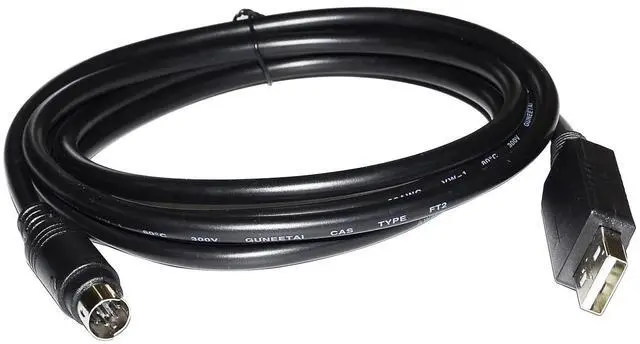 Main image of FTDI FT232R CHIP USB TO MINI DIN 8 PIN MD8 MALE RS232 CONVERTER SERIAL CABLE FOR SONY LT10 LT11 LT20 LT30 SERIES DIGITAL GAUGE (RS232 SIGNAL)
5M Length