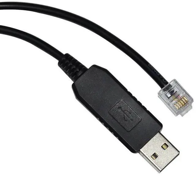 Alt view image 5 of 6 - FTDI FT232RL CHIP USB TO RJ11 6P4C PLUG RS232 SERIAL PROGRAMMING CONFIGURATION COMMUNICATION CABLE FOR DANAHER WEST MLC9000+ (USB RJ11(FT232 Chip))
5M Length