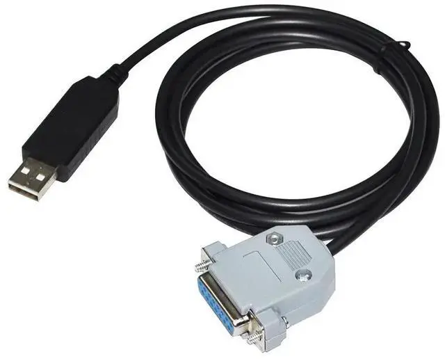 Alt view image 2 of 6 - FTDI FT232RL CHIP USB TO D-SUB 15-PIN DB15 FEMALE ADAPTER RS485 SERIAL COMMUNICATION CABLE FOR LEADFLUID PERISTALTIC PUMP TO PC 
5M Length