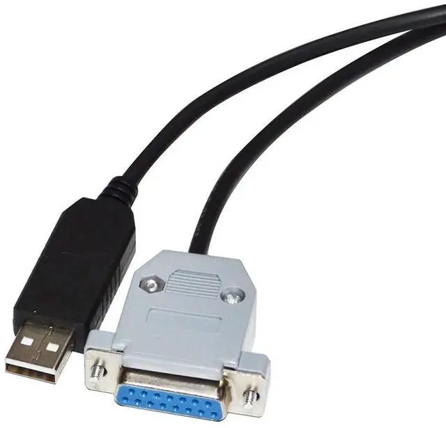 Alt view image 4 of 6 - FTDI FT232RL CHIP USB TO D-SUB 15-PIN DB15 FEMALE ADAPTER RS485 SERIAL COMMUNICATION CABLE FOR LEADFLUID PERISTALTIC PUMP TO PC 
5M Length