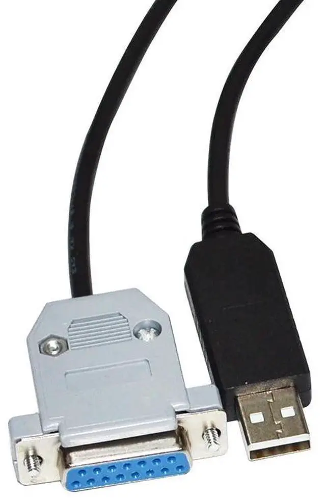 Alt view image 5 of 6 - FTDI FT232RL USB TO D-SUB 15-PIN DB15 FEMALE ADAPTER RS485 SERIAL COMMUNICATION CABLE FOR SEVENSTAR MFC MFM CS SERIES TO PC HOST 
5M Length