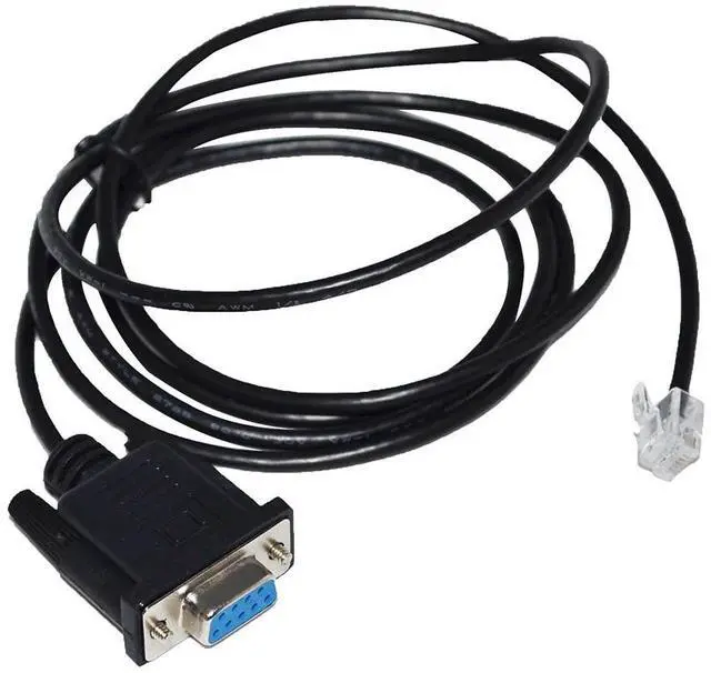Alt view image 2 of 6 - DB9 D-SUB9PIN RS232 TO RJ11 RJ12 6P4C CONVERTER PLC PROGRAMMING CABLE FOR KEYENCE KV SERIES PLC TO PC COMMUNICATION KABLE 3M Length
