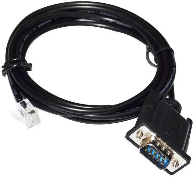 Main image of DB9 M D-SUB9PIN TO RJ11 6P4C CONVERTER CABLE FOR KEYENCE CAMERA DRIVER CV-X SERIES TO MITSUBISHI FX SERIES PLC PROGRAMMING KABLE 3M Length