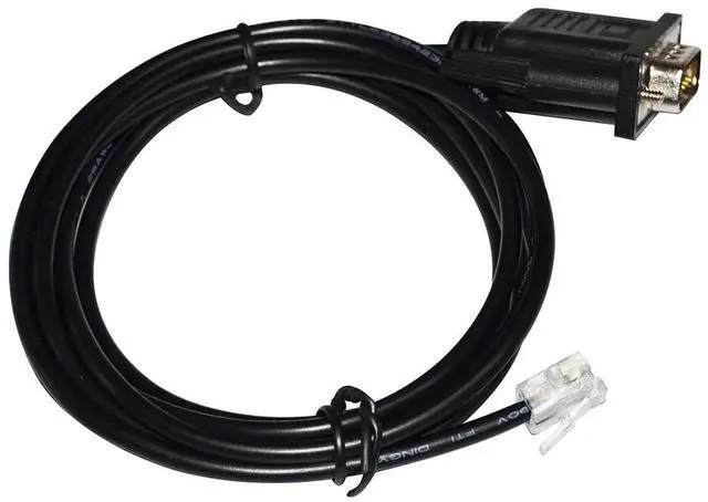 Alt view image 2 of 5 - DB9 M D-SUB9PIN TO RJ11 6P4C CONVERTER CABLE FOR KEYENCE CAMERA DRIVER CV-X SERIES TO MITSUBISHI FX SERIES PLC PROGRAMMING KABLE 3M Length