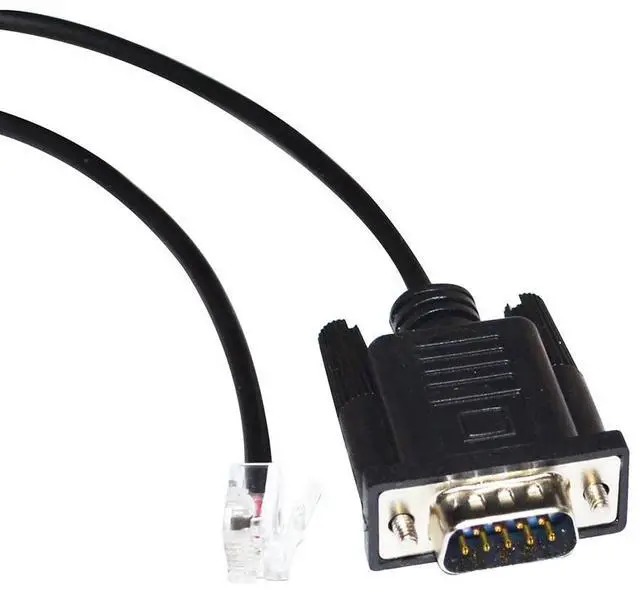 Alt view image 5 of 5 - DB9 M D-SUB9PIN TO RJ11 6P4C CONVERTER CABLE FOR KEYENCE CAMERA DRIVER CV-X SERIES TO MITSUBISHI FX SERIES PLC PROGRAMMING KABLE 3M Length