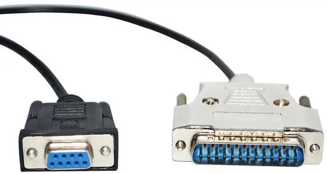 Alt view image 3 of 5 - RS232 DB9 D-SUB 9 PIN FEMALE TO DB25 25PIN MALE CONNECTOR ADAPTER CONVERTER SERIAL PRINTER CABLE FOR EPSON LQ-300K PRINTER 5M Length