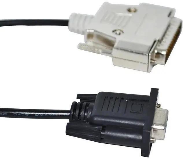 Alt view image 4 of 5 - RS232 DB9 D-SUB 9 PIN FEMALE TO DB25 25PIN MALE CONNECTOR ADAPTER CONVERTER SERIAL PRINTER CABLE FOR EPSON LQ-300K PRINTER 5M Length
