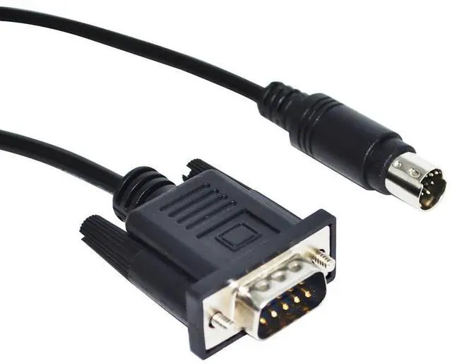 Alt view image 3 of 6 - RS232 DB9 D-SUB 9 PIN TO MINI DIN 6PIN MD6 PLC PROGRAMMING COMMUNICATION CABLE FOR LS LG XGB-XBC XGK XEC PLC TO PC CONTROL KABLE 305M Length(8M Length)