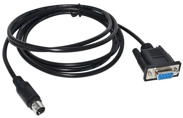 Alt view image 3 of 5 - DB9 9PIN FEMALE TO MINI DIN 8PIN MD8 ADAPTER GT01-C30R4-8P CABLE FOR MITSUBISHI GT11/GT15 TO FX3U/FX2N/FX1N COMMUNICATION KABLE 5M Length