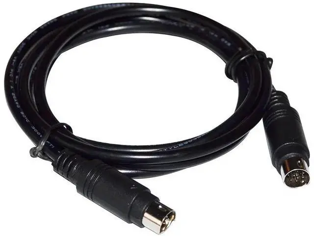Alt view image 2 of 5 - MINI DIN 8 PIN MD8 TO MD8 ADAPTER 1761-CBL-AM00 CABLE FOR AB MicroLogix 1000 1200 1500 processors to AIC+ Interface Converter 0.8M Length(0.5M Length)