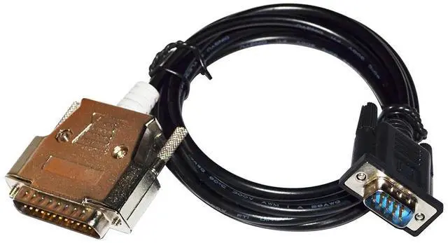 Alt view image 2 of 6 - RS232 D-SUB 9 PIN DB9 MALE TO DB25 ADAPTER GT01-C30R4-25P PLC PROGRAMMING CABLE FOR MITSUBISHI GT11/GT15 TO FX2/FX2C/A/QnA PLC 3M Length