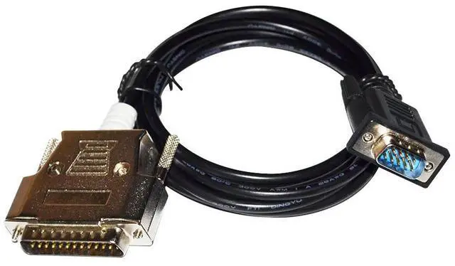 Alt view image 3 of 6 - RS232 D-SUB 9 PIN DB9 MALE TO DB25 ADAPTER GT01-C30R4-25P PLC PROGRAMMING CABLE FOR MITSUBISHI GT11/GT15 TO FX2/FX2C/A/QnA PLC 3M Length