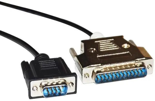 Alt view image 5 of 6 - RS232 D-SUB 9 PIN DB9 MALE TO DB25 ADAPTER GT01-C30R4-25P PLC PROGRAMMING CABLE FOR MITSUBISHI GT11/GT15 TO FX2/FX2C/A/QnA PLC 3M Length