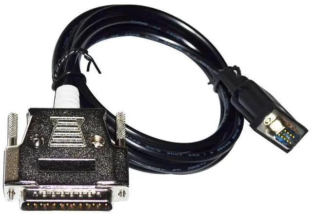 Alt view image 4 of 6 - RS232 D-SUB 9 PIN DB9 MALE TO DB25 ADAPTER GT01-C30R4-25P PLC PROGRAMMING CABLE FOR MITSUBISHI GT11/GT15 TO FX2/FX2C/A/QnA PLC 3M Length