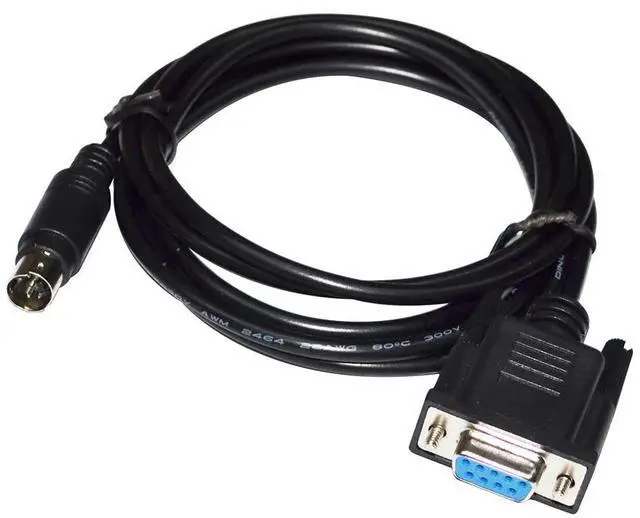 Main image of RS232 D-SUB 9P DB9 TO MINI DIN 5PIN MD5 CONVERTER PLC PROGRAMMING CABLE FOR PC TO MATSUSHITA GT11 TOUCH SCREEN PLC CONTROL KABLE 5M Length