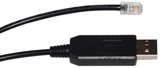 Alt view image 4 of 6 - FTDI FT232RL USB TO RJ9 4P4C PLUG RS232 SERIAL COMMUNICATION DEBUG CABLE FOR SERVOTRONIX CDHD SERVO BH86 006 007 008 4D5 C7 PORT 
5M Length
