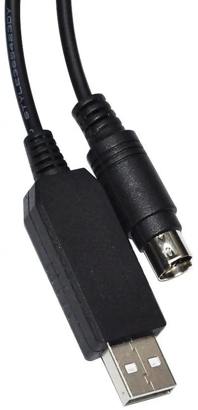 Alt view image 5 of 6 - FTDI FT232RL USB TO MINI DIN 5 PIN MD5 MALE CONVERTER SERIAL COMMUNICATION CABLE FOR PANASONIC GT SERIES TOUCHSCREEN TOOL PORT 
5M Length