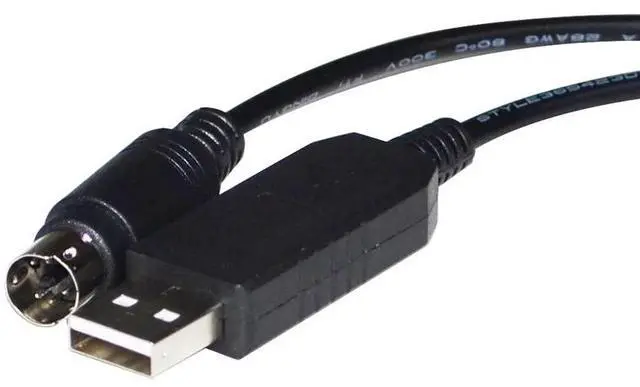 Alt view image 4 of 6 - FTDI FT232RL USB TO MINI DIN 5 PIN MD5 MALE CONVERTER SERIAL COMMUNICATION CABLE FOR PANASONIC GT SERIES TOUCHSCREEN TOOL PORT 
5M Length