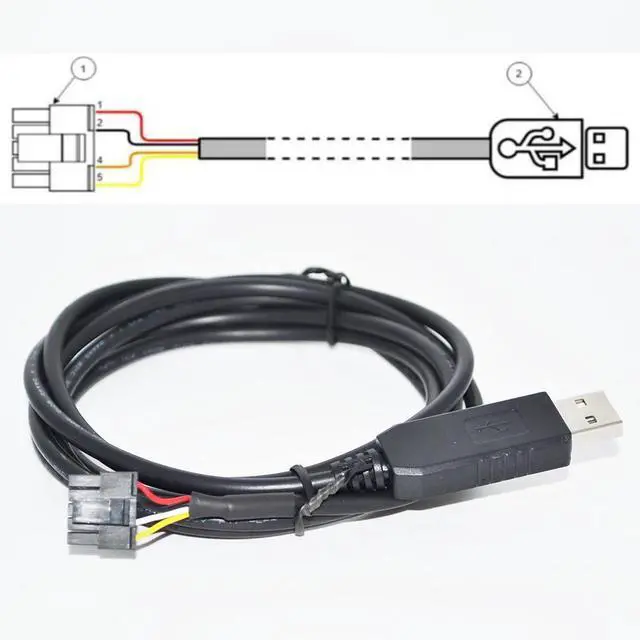 Alt view image 5 of 6 - FTDI FT232RL USB RS232 TO 1X5PIN 3.0MM PITCH MOLEX COMMUNICATION CABLE WITH FEMALE HOUSING P/N: 0436450500 Terminal: 0430300007 
3M Length