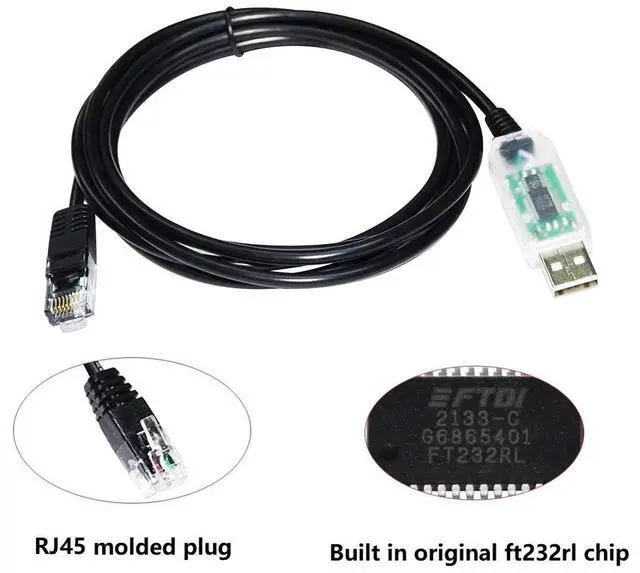 Alt view image 4 of 6 - FTDI FT232RL CHIP USB TO RJ45 RS485 CONVERTER SERIAL HOST COMMUNICATION CABLE FOR SUNSYNK SUN HYBRID SOLAR MPPT INVERTER TO PC (Transparent USB Case)
7M Length(3.6M Length)