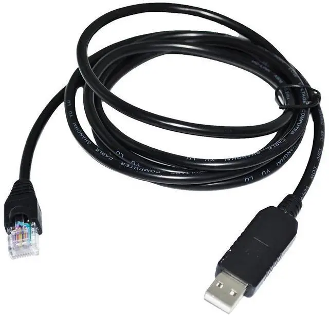 Main image of FTDI FT232RL USB TO RJ45 PLUG RS232 SERIAL CABLE FOR PC TO CELESTRON TELESCOPE NEXREMOTE I/O HC HAND CONTROLLER KABLE P/N: 93965 
(1.8M Length)