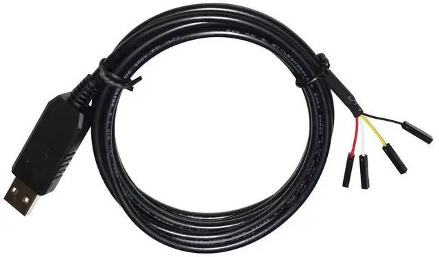 Alt view image 2 of 6 - INDUSTRIAL FTDI FT232RL USB UART TTL 5V 3V3 TO 4PIN DEBUG DUPONT JUMPER DOWNLOAD CABLE TTL-232R-5V TTL-232R-3V3 VCC GND TXD RXD (TTL 5V)
(1.8M Length)