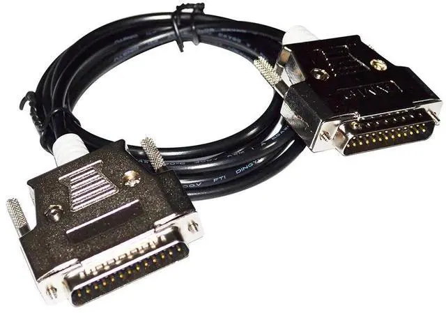 Alt view image 2 of 5 - RS232 D-SUB 25 PIN MALE TO DB25 MALE ADAPTER MITSUBISHI FX2/A SERIES PLC TO A970G0T TOUCHSCREEN AC30R4-25P COMMUNICATION CABLE 5M Length