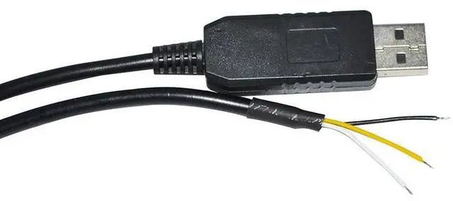 Alt view image 4 of 6 - FTDI FT232RL USB TO UART TTL 3.3V 5V 3 CORE 3PIN WE WIRE END OPEN CABLE COMPATIBLE TTL-232R-3V3-WE TTL-232R-5V-WE GND TXD RXD (TTL 3.3V)
3M Length