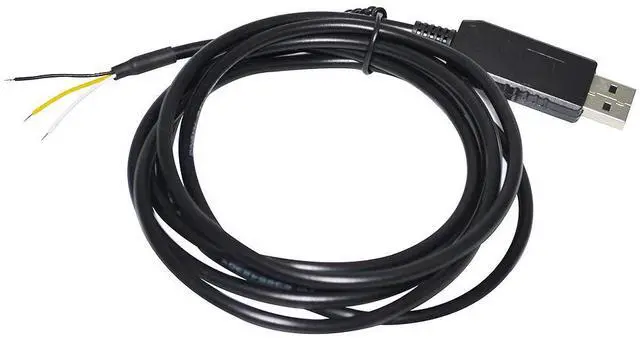 Alt view image 3 of 6 - FTDI FT232RL USB TO UART TTL 3.3V 5V 3 CORE 3PIN WE WIRE END OPEN CABLE COMPATIBLE TTL-232R-3V3-WE TTL-232R-5V-WE GND TXD RXD (TTL 3.3V)
3M Length