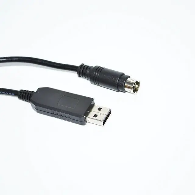 Alt view image 3 of 5 - FTDI FT232RL USB RS232 TO MINI DIN 8P MD8P MALE ADAPTER CONVERTER PLC PROGRAMMING CABLE (FT232RL)
3M Length