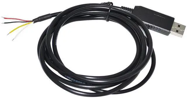 Alt view image 2 of 6 - INDUSTRIAL FTDI FT232RL USB TO UART TTL 3.3V 3V3 4 CORE 4PIN WIRE END OPEN CABLE COMPATIBLE WITH TTL-232R-3V3-WE VCC GND TXD RXD (TTL 3.3V)
3M Length